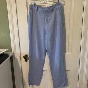 Mango linen suit trousers